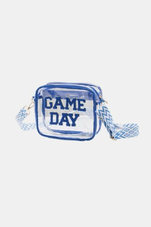 Zenana GAME DAY Stadium Approved Transparent Crossbody Bag *