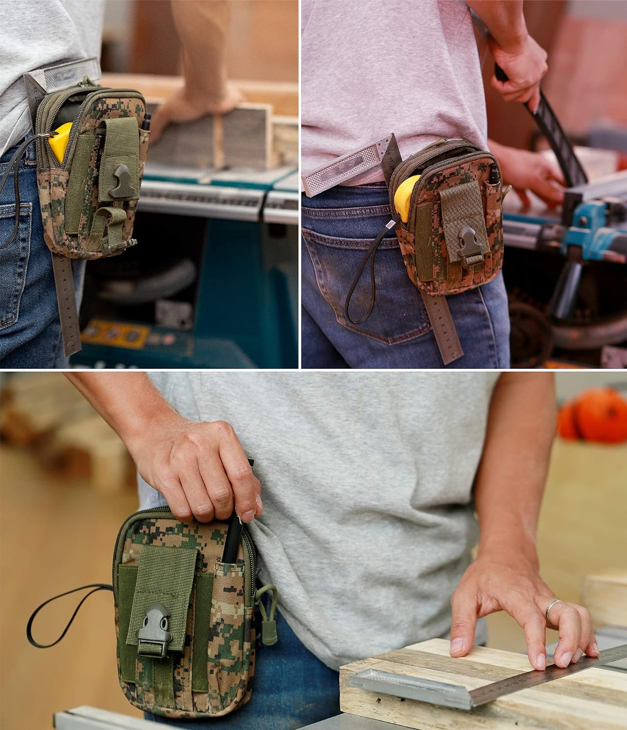 JupiterGear Tactical MOLLE Military Pouch Waist Bag for Hiking,*