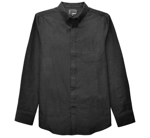 Mens White Long Sleeve Button Down Shirt*