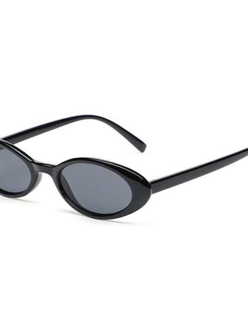 Retro Oval Cat-Eye Sunglasses *