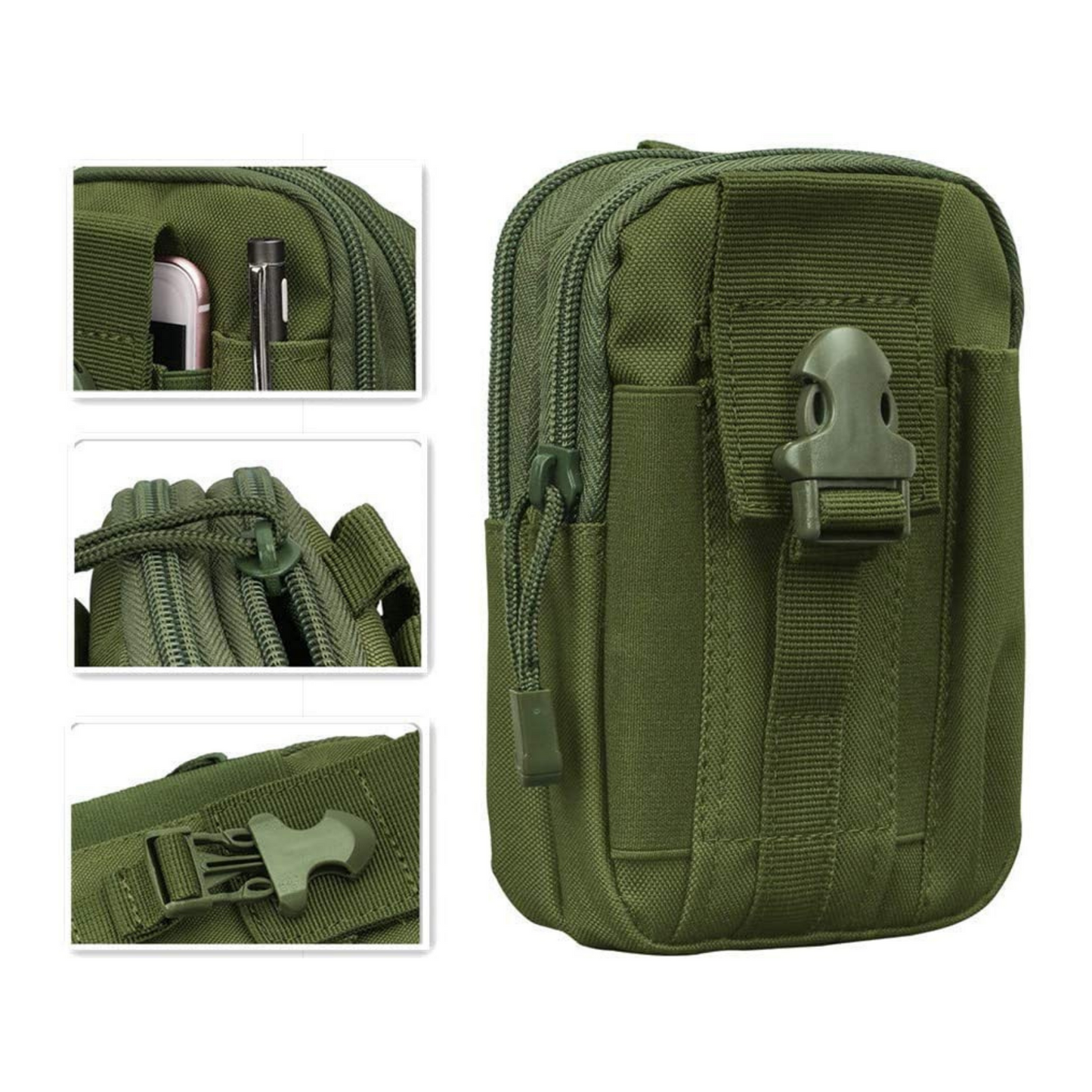 JupiterGear Tactical MOLLE Military Pouch Waist Bag for Hiking,*