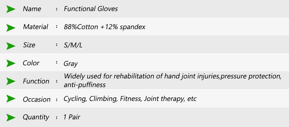 1 Pair Compression Arthritis Gloves Arthritic Joint Pain Relief Gloves *