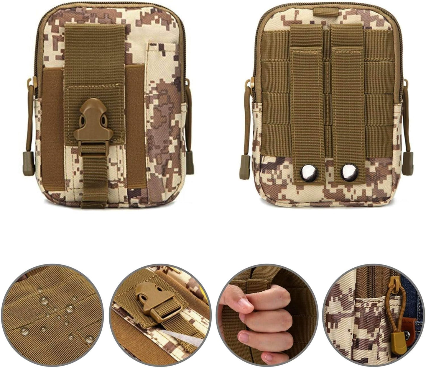JupiterGear Tactical MOLLE Military Pouch Waist Bag for Hiking,*