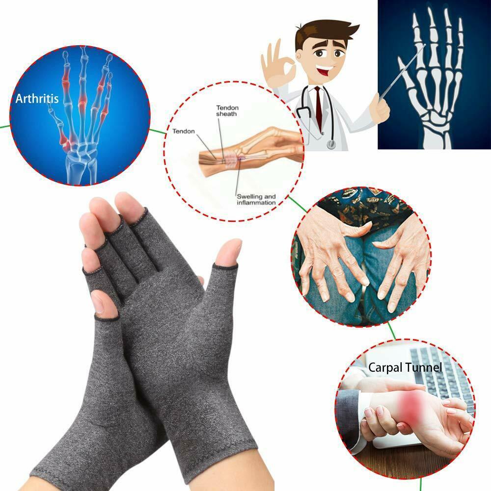 1 Pair Compression Arthritis Gloves Arthritic Joint Pain Relief Gloves *