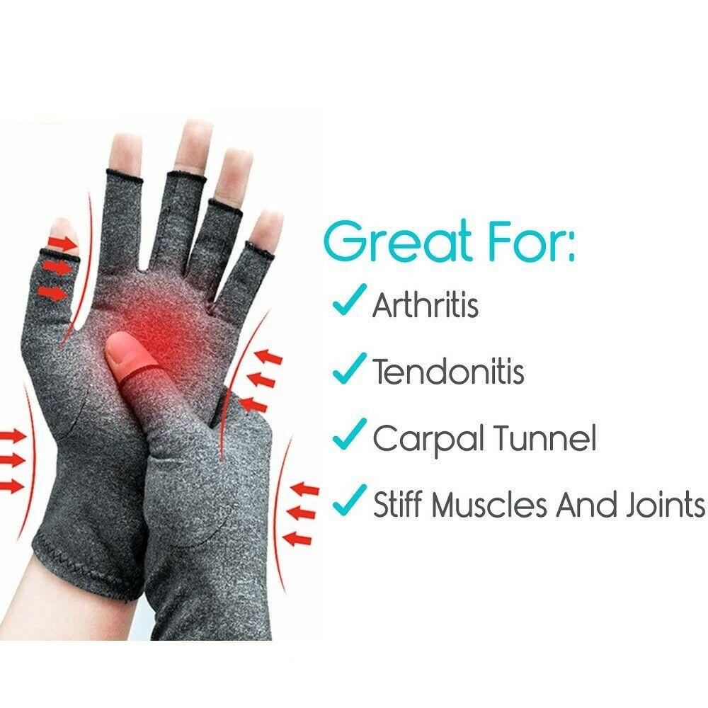 1 Pair Compression Arthritis Gloves Arthritic Joint Pain Relief Gloves *