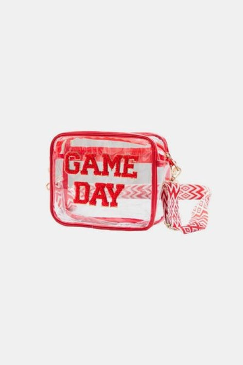 Zenana GAME DAY Stadium Approved Transparent Crossbody Bag *