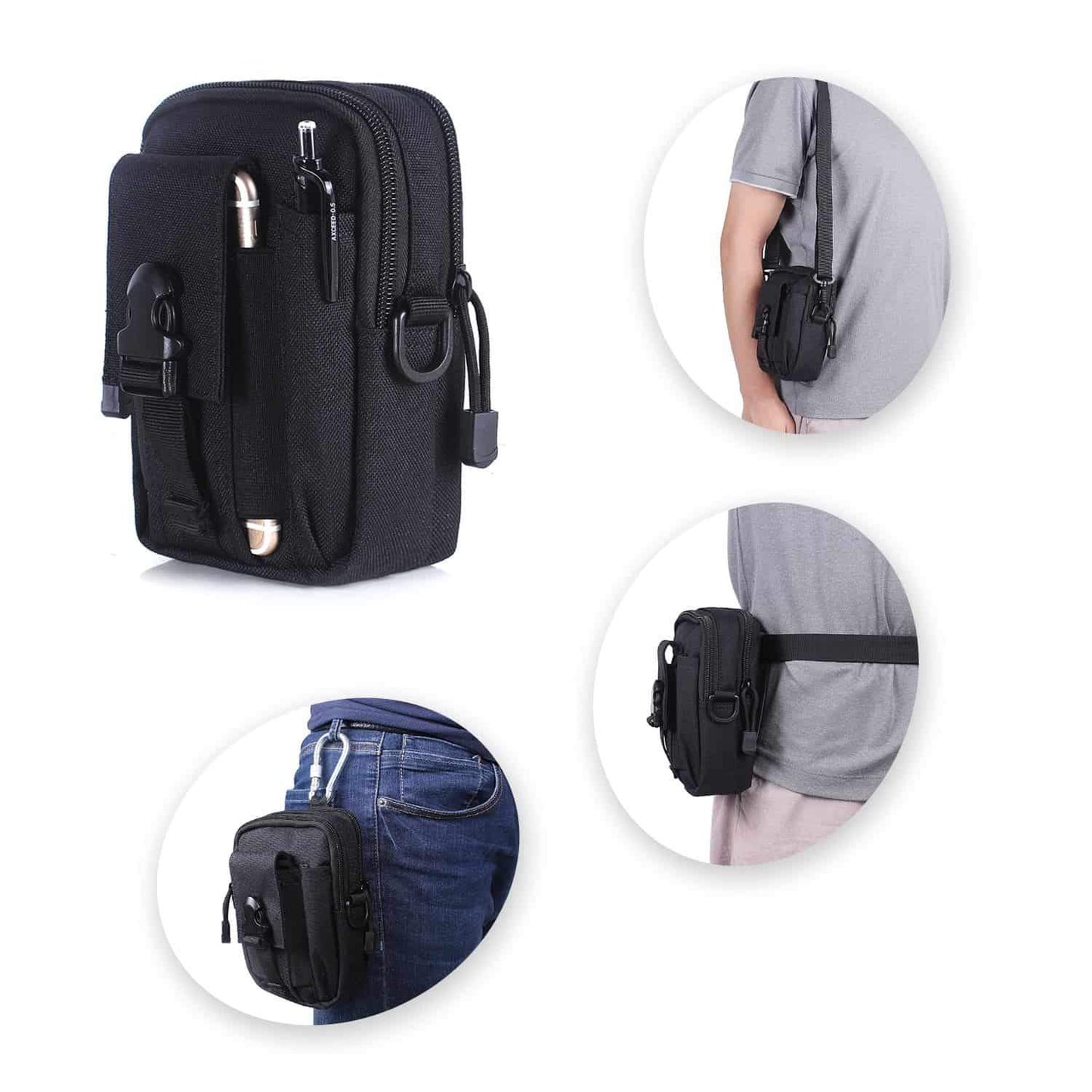 Compact Multi-Purpose Gadget Pouch Waist Bag *
