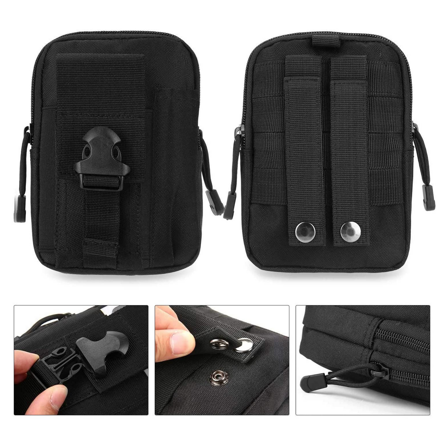 JupiterGear Tactical MOLLE Military Pouch Waist Bag for Hiking,*