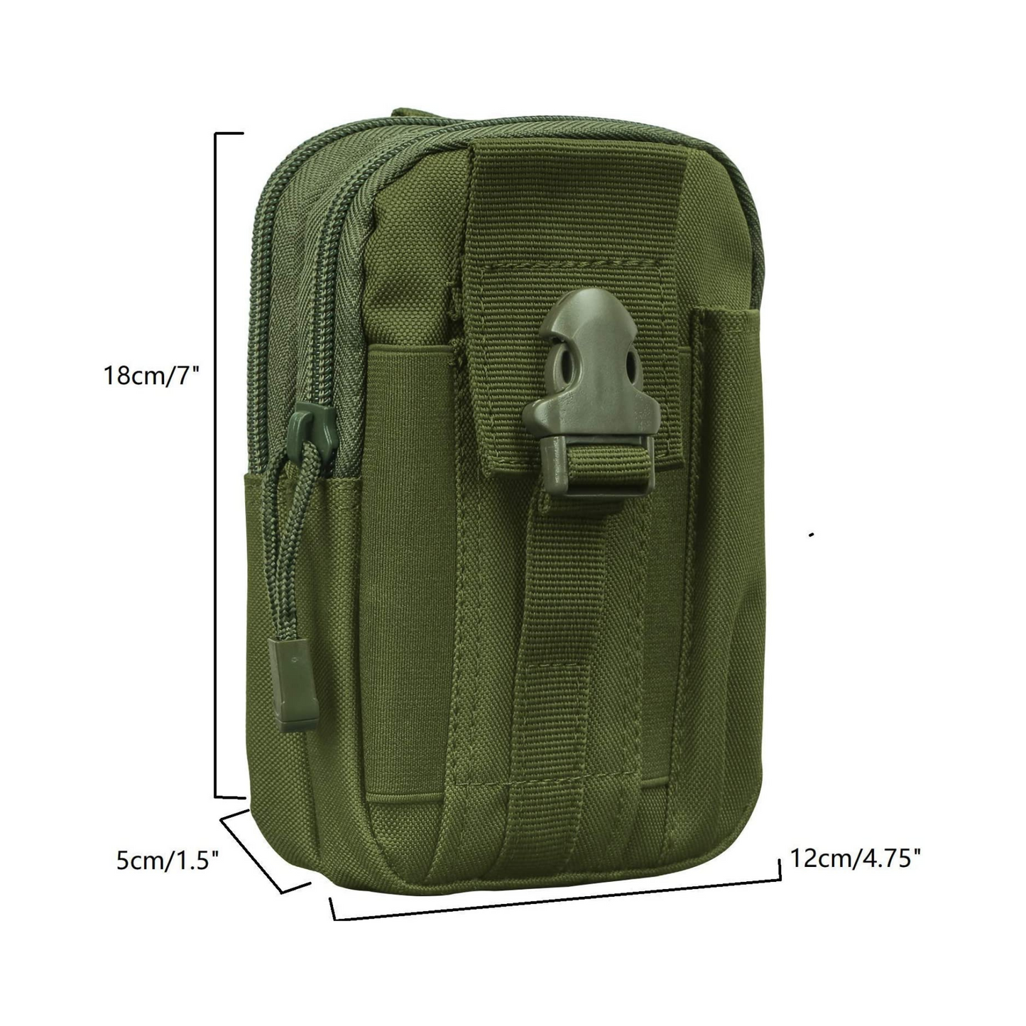 JupiterGear Tactical MOLLE Military Pouch Waist Bag for Hiking,*
