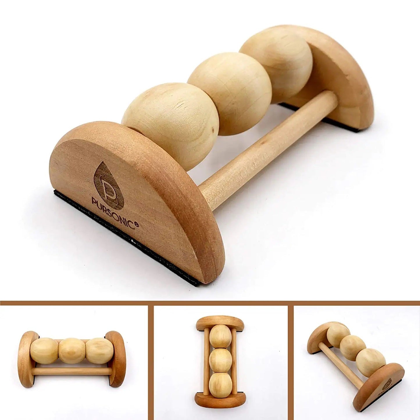 All Natural Wooden Foot Massager Roller *
