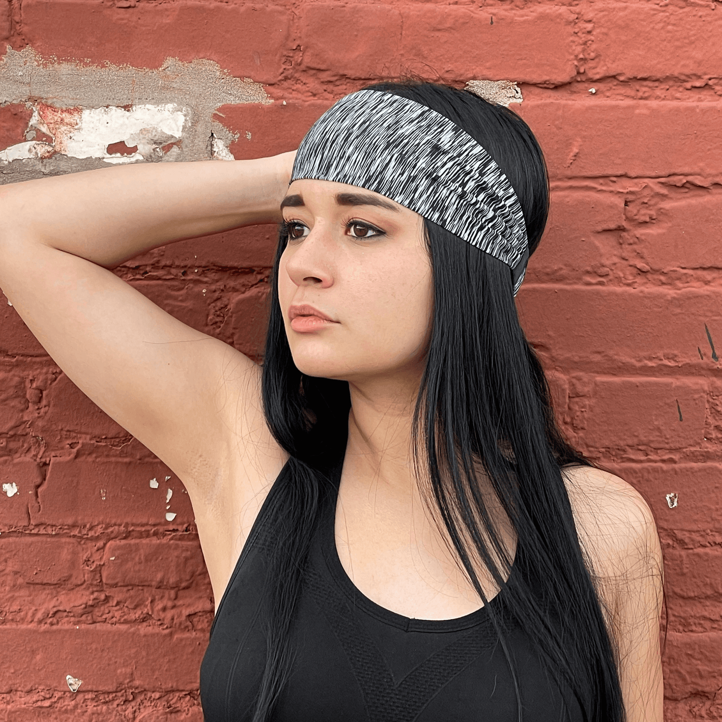 Extra-Wide Sport and Fitness Sweat-Wicking Headband *