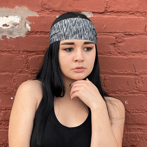 Extra-Wide Sport and Fitness Sweat-Wicking Headband *