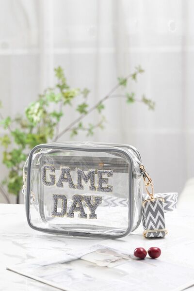 Zenana GAME DAY Stadium Approved Transparent Crossbody Bag *