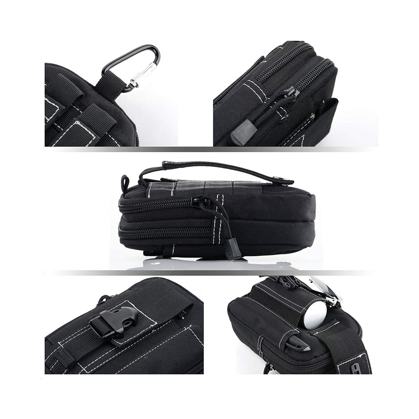 JupiterGear Tactical MOLLE Military Pouch Waist Bag for Hiking,*
