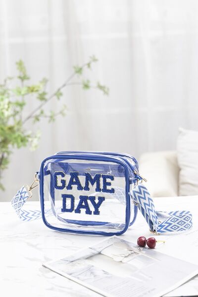 Zenana GAME DAY Stadium Approved Transparent Crossbody Bag *