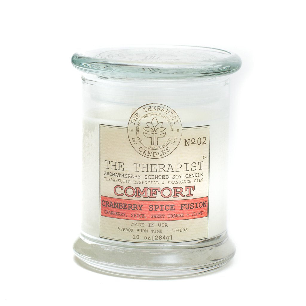 The Therapist Comfort Cranberry Spice Fusion Soy Candle *