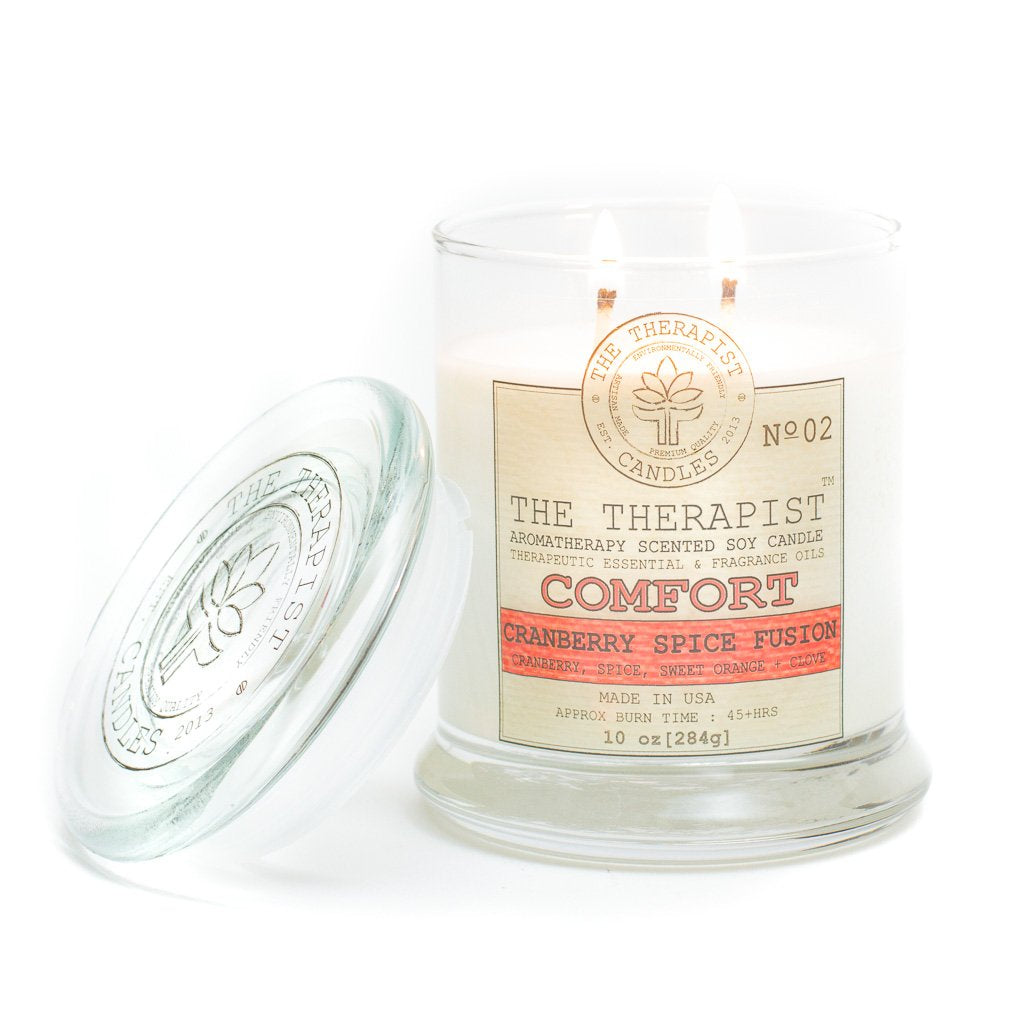 The Therapist Comfort Cranberry Spice Fusion Soy Candle *