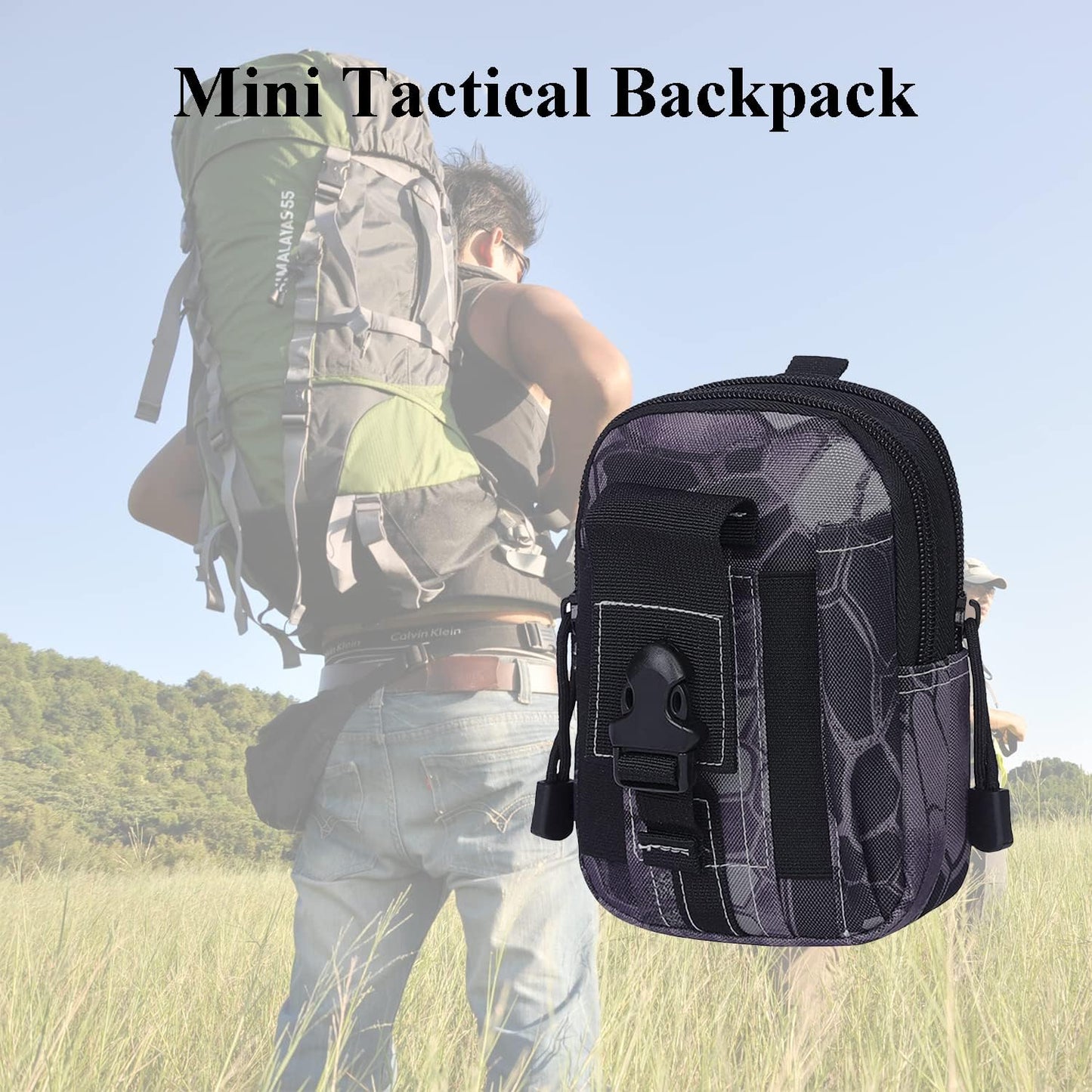 JupiterGear Tactical MOLLE Military Pouch Waist Bag for Hiking,*