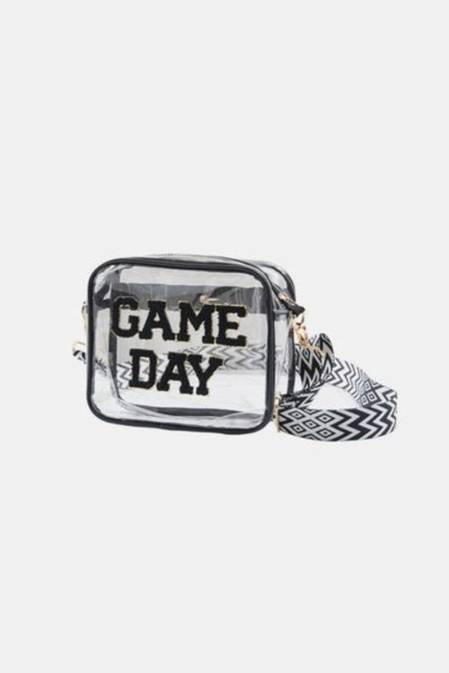 Zenana GAME DAY Stadium Approved Transparent Crossbody Bag *