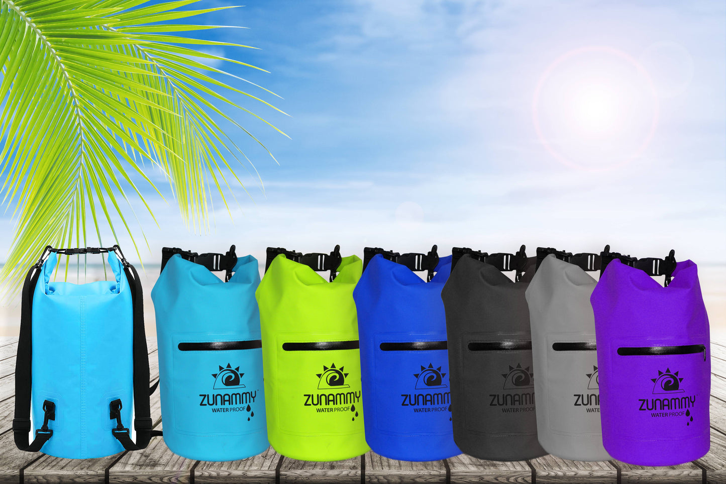 20 LT Waterproof Dry Bag with Outer Pocket *