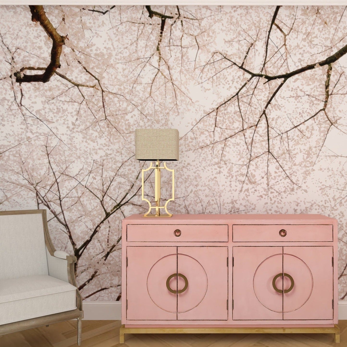 Cherry blossom mural*