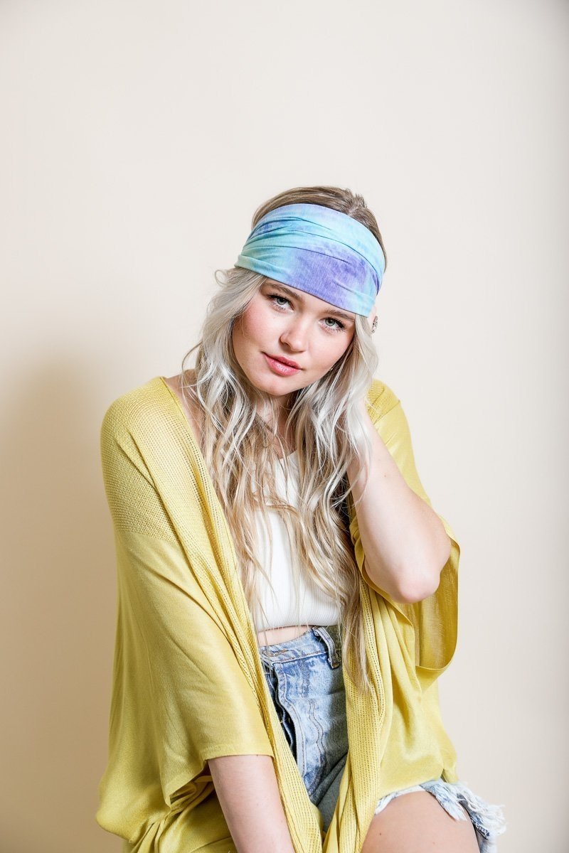 Wide Tie-Dye Headband *