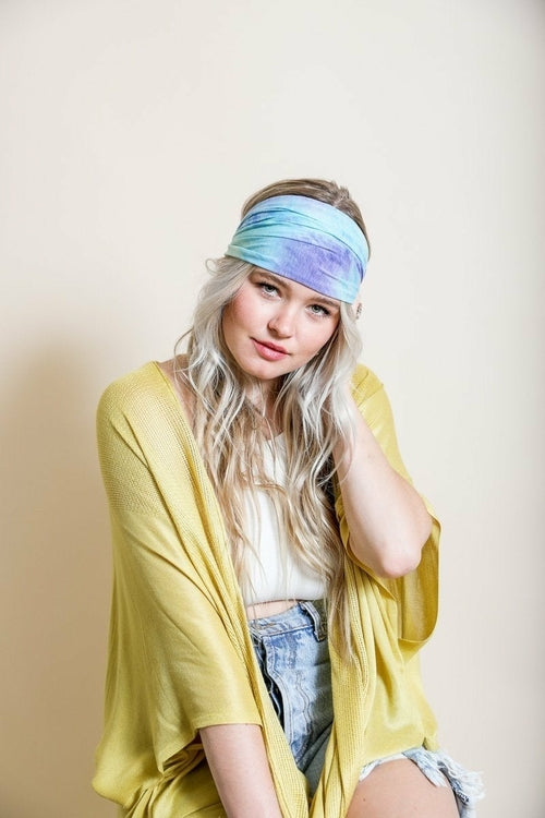 Wide Tie-Dye Headband *
