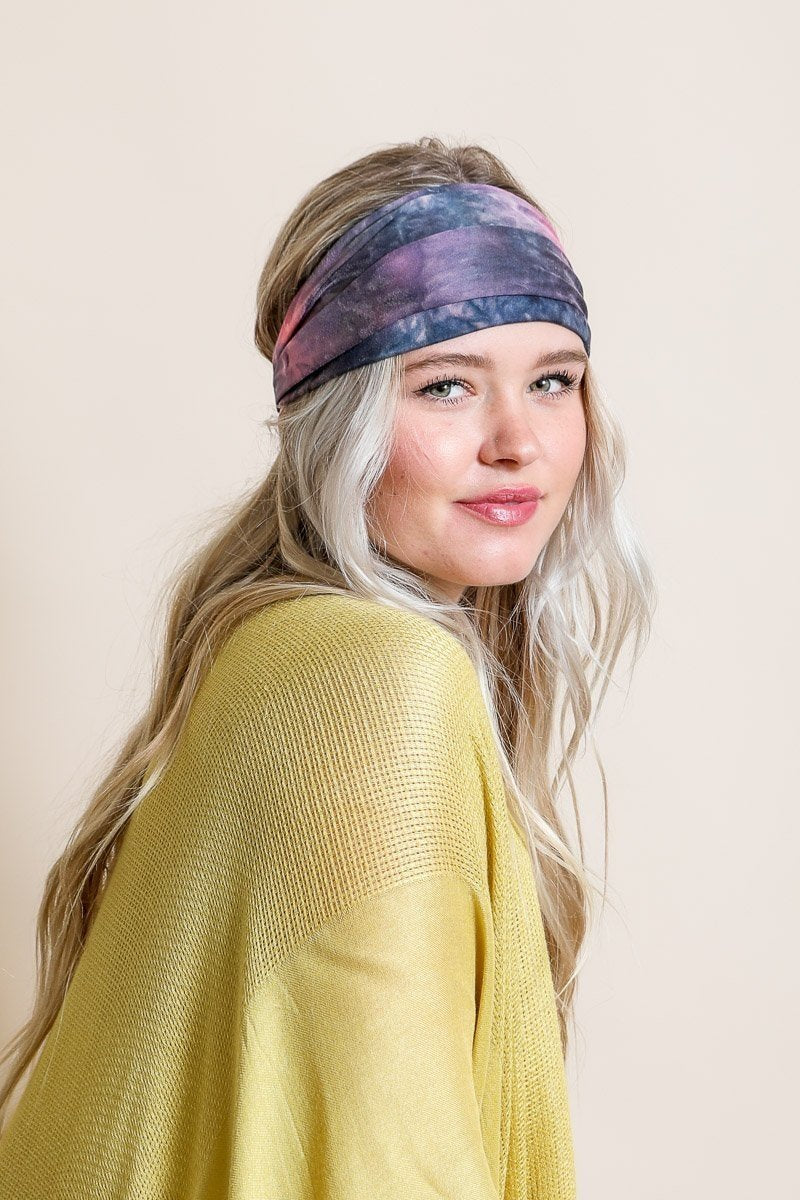 Wide Tie-Dye Headband *