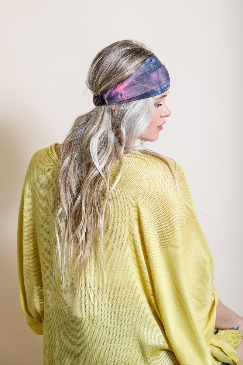 Wide Tie-Dye Headband *