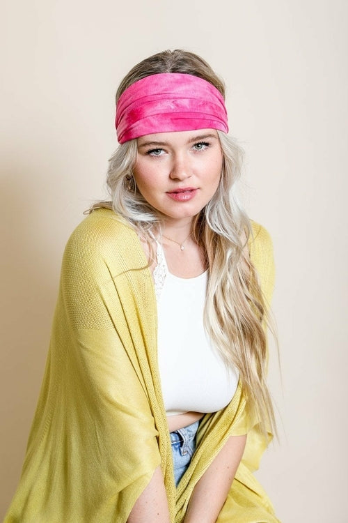 Wide Tie-Dye Headband *