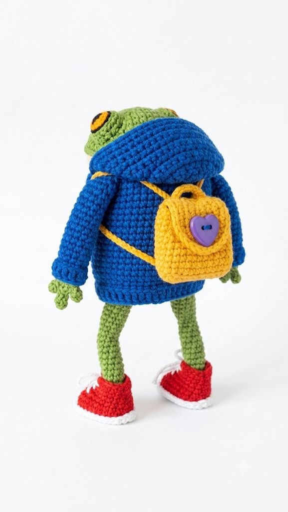 Amigurumi Rana de Crochet Hecha a Mano (Por Encargo)