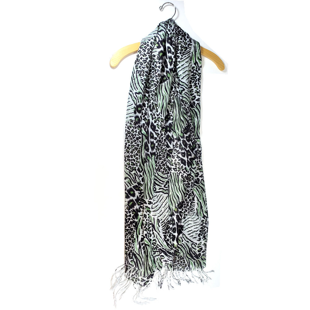Animal Print Cotton Fabric Stole Pattern*