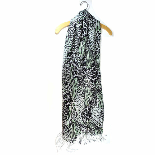 Animal Print Cotton Fabric Stole Pattern*