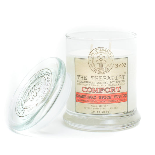 The Therapist Comfort Cranberry Spice Fusion Soy Candle *