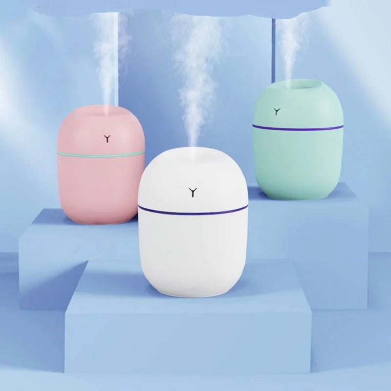 Portable Ultrasonic Humidifier USB Aroma Essential Oil Diffuser LED *