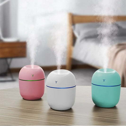 Portable Ultrasonic Humidifier USB Aroma Essential Oil Diffuser LED *
