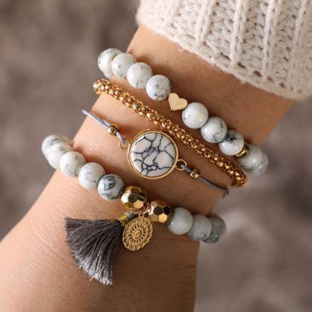 Four Piece Bracelet Set *